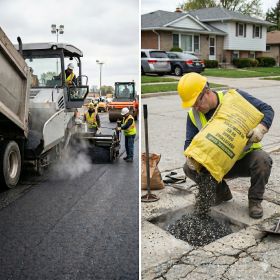 Hidegaszfalt vs. melegaszfalt – Melyiket válasszuk?